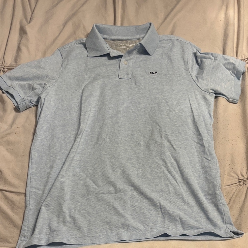 Vineyard Vines Boys Light Blue Polo Shirt